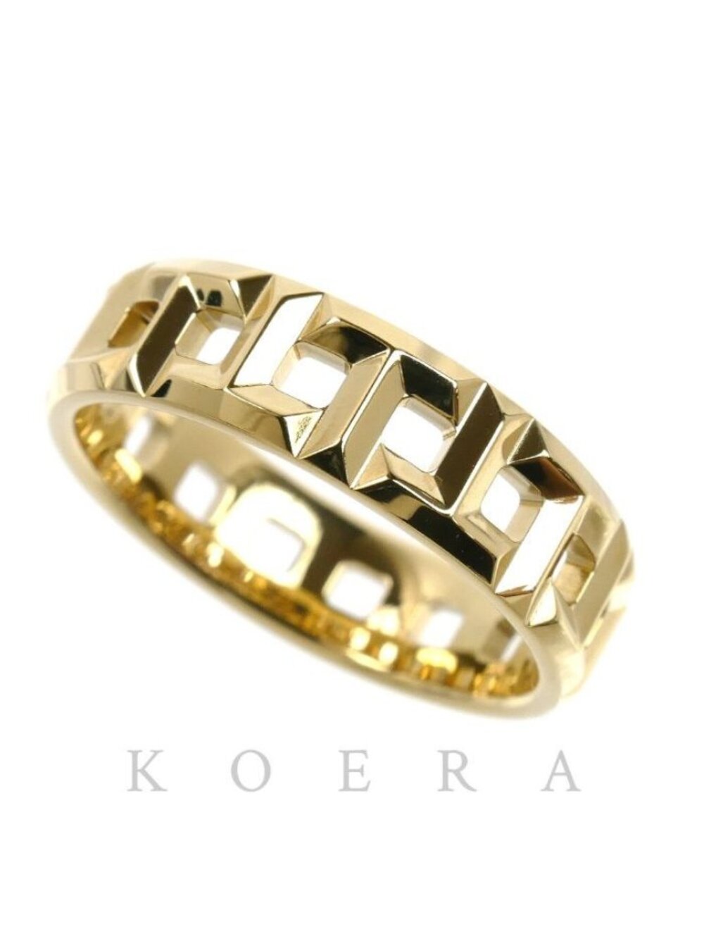 Tiffany & Co 18k Yellow Gold T True Wide Ring